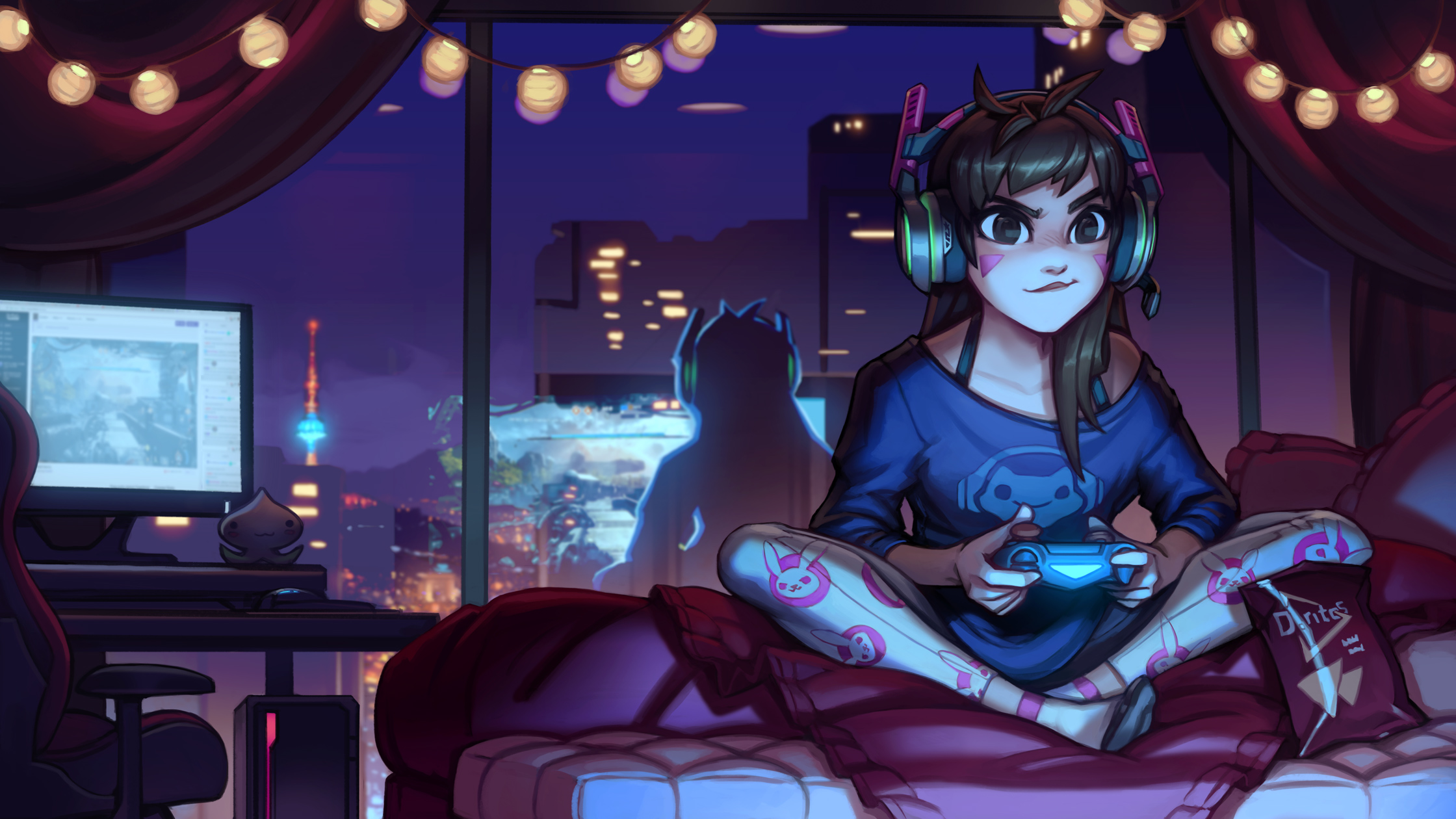 girl gaming